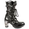 New Rock - MTR003S1 Boots - Black/Silver coloured Product image